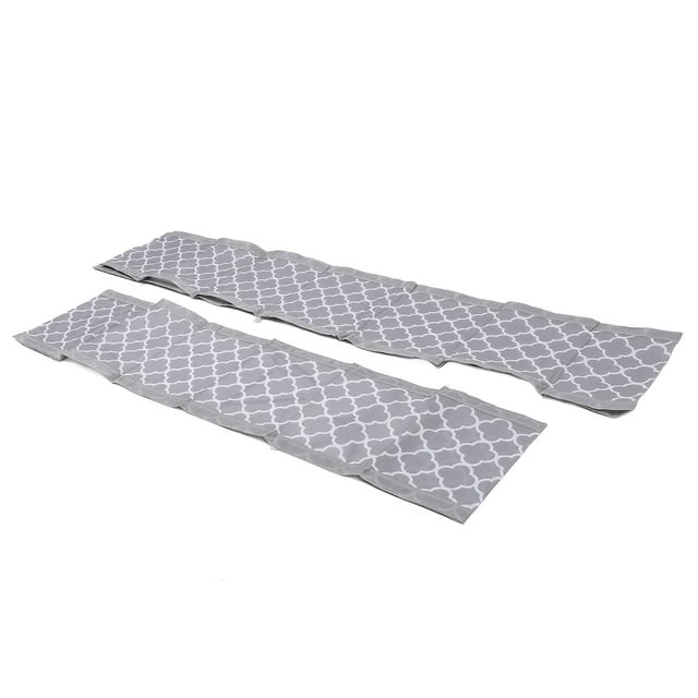 Barrera para Cama de Bebé, Forro de Malla Transpirable Para Cuna, Parachoques para Cama de Bebé, Forro de Malla Suave, Protector de Cuna Anticaída, 2 UDS.