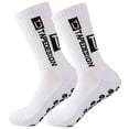 thumbnail image 2 of Calcetines deportivos ligeros SpotWhite 4Pares Blanco 6-12.5US TapeDesign Calcetines Tubo Medio Algodón., 2 of 3