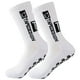 thumbnail image 2 of Calcetines deportivos ligeros SpotWhite 4Pares Blanco 6-12.5US TapeDesign Calcetines Tubo Medio Algodón., 2 of 3