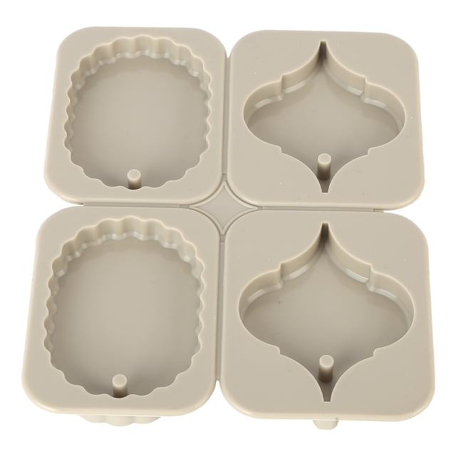 Silicone , Flexible Resuable Easy To Use Decorative For Incense Wax Tablet For Kitchen For Home For Candle 5-Pointed Star,Peach Heart