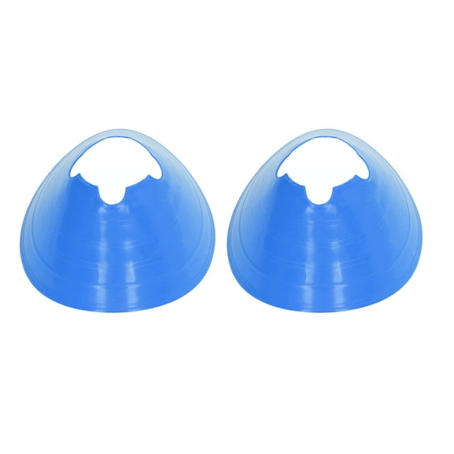 Marqueurs de Cône de Disque de Sport, Cônes de Disque de Football 20 Pièces d'Entraînement Résistant aux Déchirures pour le Football Bleu, Vert, Rouge, Jaune