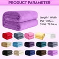 thumbnail image 3 of Queen Blanket, Furenl Blanket Conditioner Quilt Soft Blanket Lightweight Fiber Flannel Blanket Suitable for Adult Sofas and Bedrooms, Fluffy Blanket, 3 of 9