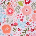thumbnail image 4 of Sweet Baba Ensembles de Literie de Bassinette à Fleurs pour Bébés Filles, Ensemble de Bassinette 3 Mc Rose et Rouge Incluant Courtepointe de Bassinette/jupe de Bassinette/drap-Housse de Bassinette, 4 of 6