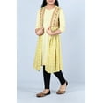 thumbnail image 2 of Princess Girl's woven tops Lemon Yellow, 2 of 5