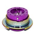 thumbnail image 1 of NRG Innovations NRG-SRK-250PP-MC NRG Innovations SRK-250PP-MC Steering Wheel Quick Release Adapter Gen 2.5 Purple Body/Neo Chrome Ring, 1 of 6