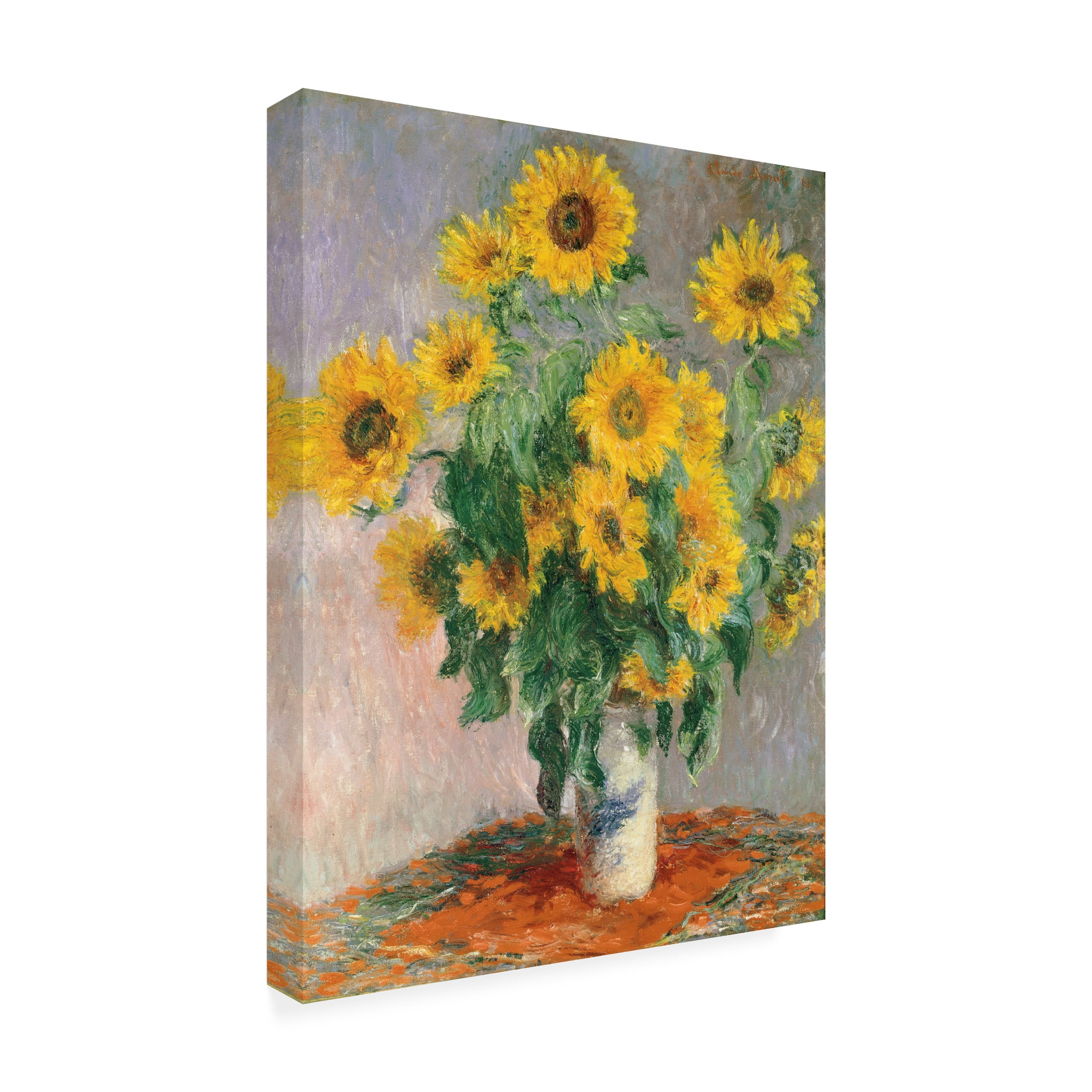 Claude Monet 'Sunflowers' Outdoor All-Weather Wall Decor
