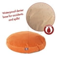 thumbnail image 4 of Majestic Pet | Villa Velvet Round Pet Bed For Dogs, Removable Cover, Orange, Large, 4 of 5