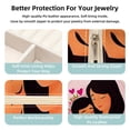 thumbnail image 3 of Mother's Day Travel Portable Square Jewelry Stand, Earring Organizer, Ring Storage, Necklace Holder, Bracelet Stand - Suitable for Girls and Women, Travel Organizer Jewelry Boxes, 3 of 6