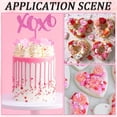 thumbnail image 5 of 110 g, 8 juegos de chispas de San Valentín, arcilla polimérica en rodajas, perlas rosas a granel, corazón, caramelo, azúcar, decoración, chispas artesanales, 5 of 5