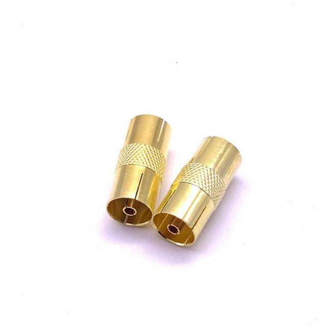 Adaptador de antena satelital - 2x hembra - Adaptador de cable de TV satelital Receptor Hembra a hembra 9.5 x 26 mm ACTIVE Biensenido a ACTIVE