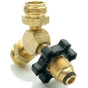 Propane "Y" Male Adapter With Handwheel, Each