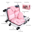 thumbnail image 3 of 6/8PCS Packing Cubes for Travel Luggage Organiser Bag Compression Pouches Clothes Suitcase, Packing Organizers Storage Bags for Travel Accessories, Pink, 3 of 10