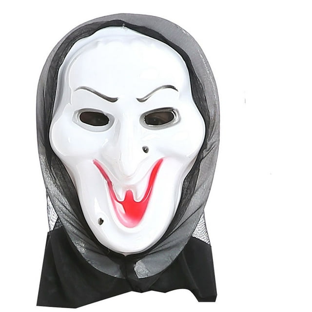 Disfraz de cosplay con lengüeta larga para Halloween, con forma de grito de terror