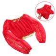 thumbnail image 1 of unbranded Disfraz Para Bailarina De Danza Con Top De Descubiertos Y Manga Larga, 1 of 8