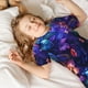 thumbnail image 5 of Balery Magic Colorful Forest Leaves Conjunto de Pijama Infantil de Manga Corta con Estampado – Ropa de Dormir de Algodón Suave-X-Large, 5 of 6