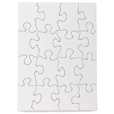 Hygloss Compoz-A-Puzzle, 4" X 5.5", 16-Pieces, 24/Pkg.