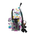 thumbnail image 4 of FORMRS School Backpack with Front Zippered Pocket 12" Student Travel Daypack, Purple Abstract Shapes, 4 of 6