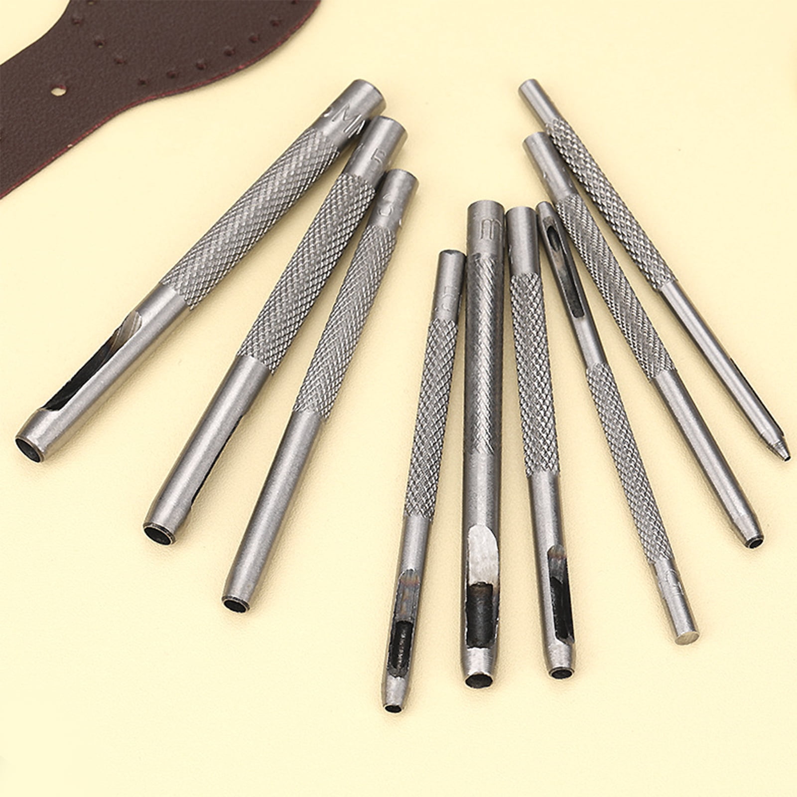 Hole Puncher Set 1-13mm Round Hole Puncher Cutter Leather Puncher Tool Practical Hollow Hole Puncher Cutter Tool