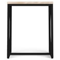 thumbnail image 4 of Simpli Home Selma Contemporary 20 inch Wide Metal and Wood Accent Side Table in White Wash, 4 of 7