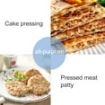 thumbnail image 3 of Burger Press Stainless Steel Non-Stick Burger Pattie Press Hamburger Meat Press with Handle 4.9”  Grill Press for Delicious Hamburger Patties Bacon BBQ Easy to Clean Help Squeezing Grease, 3 of 7