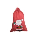thumbnail image 3 of FixtureDisplays Sac Cadeau de Noël 20X28 Réutilisable en Tissu Non Tissé Père Noël 15021-SANTA, 3 of 5