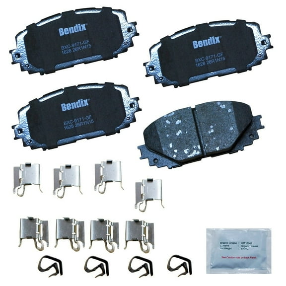 Bendix Brakes Disc Brake Pad Set Fits select: 2012,2013 TOYOTA YARIS