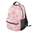 thumbnail image 2 of Jeiento 16 Inch School Backpack for Kids Pink Heart Paw Lightweight Bookbag for Boys Girls Water Resistant Fashion Laptop Backpack, 16 Inch, 2 of 7