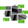 thumbnail image 6 of My Travel Dream 6Pcs Compressible Packing Cubes,Nylon Luggage Packing Organizers for Travel Accessories Space Saving Travel Bags for Carry On, Lightweight Laundry and Shoe Bag, 6 of 9