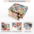 thumbnail image 3 of FORMRS Womens Corduroy Tote Bag Crossbody Shoulder Handbag with Pocket, Vibrant Japanese Flowers, 3 of 7