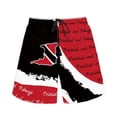 thumbnail image 3 of Binienty Men's Board Shorts Beach Shorts With Trinidad And Tobago Print - Quick Dry Wear for Summer Vacation and Water Activities, 3 of 10
