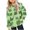 05-Green, variant on DJskiyers St Patricks Day Girl's Sweatshirt 2025 Fashion Casual Tops Four Leaf Clover Shirts Long Sleeves Oversized Pullover Top with Pockets 2-12 Years