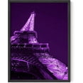 thumbnail image 2 of HAUS AND HUES Purple Wall Art & Paris Wall Decor for Bedroom - Paris Wall Art & Aesthetic Posters for Bedroom Paris Posters for Teens & Purple Wall Decor for Bedroom Teen Girl (Framed Black 16"x20"), 2 of 6