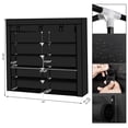thumbnail image 5 of Zimtown 36 Pairs Shoe Rack Shoe Shelf Shoe Storage Cabinet Organizer Space Saving Shoes Tower with Dustproof Cover Closet, 6 Tiers Double Row, Free Standing, 5 of 9