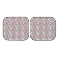 thumbnail image 5 of Lsque Watercolor Butterflies 2 PCS Windshield Sun Shade | CarFoldable Window Covers | Car Accessories Reflect UV for Universal Cars SUV Truck | Large, 5 of 7
