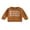 Caramel, variant on Bagilaanoe Toddler Baby Girl Boy Casual Sweatshirt Long Sleeve Letter Print Pullover 6M 12M 18M 24M 3T 4T Kids Fall Loose Tee Tops