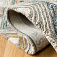 thumbnail image 6 of SAFAVIEH Aspen Stars Geometric Wool Area Rug, Green/Gold, 4' x 6', 6 of 8