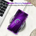 thumbnail image 7 of Casetego for Samsung Galaxy S22 Ultra 5G Case,Glow in The Dark Three Layer Heavy Duty Shockproof Protection Hard Plastic Bumper+Soft Silicone Case for Galaxy S22 Ultra 6.8 inch,Dark Butterfly, 7 of 7