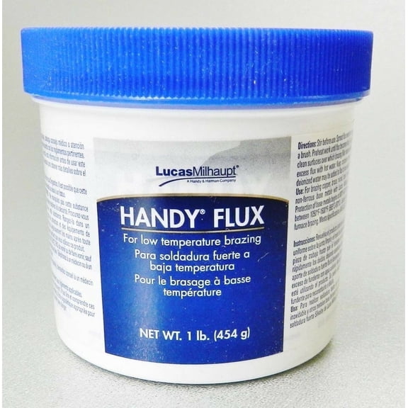 HANDY FLUX Paste 1 Pound Jar Soldering Brazing Jewelry Making Repair Silver 1 Lb