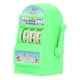 thumbnail image 4 of Mini máquina tragamonedas de juguete, banco ligero de máquinas tragamonedas de la suerte con carrete giratorio para regalo creativo de festival, color verde, 4 of 9