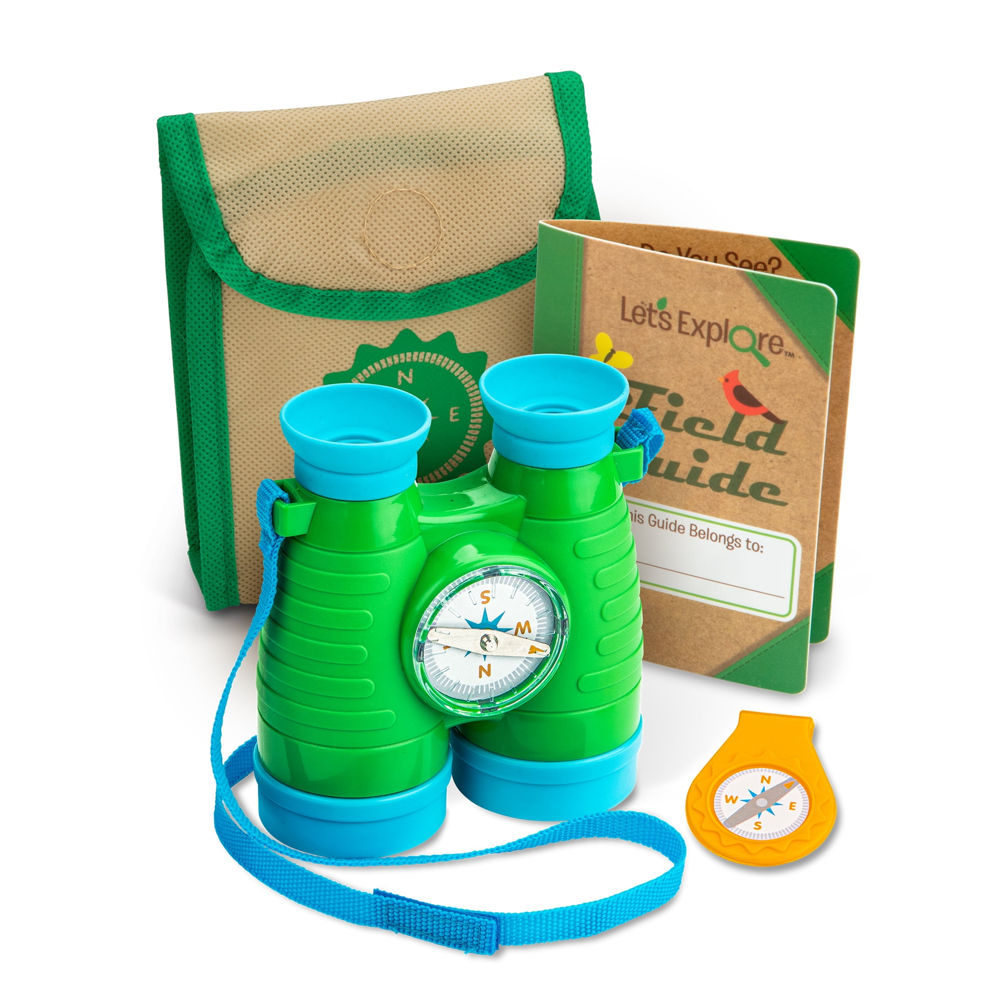 Melissa & Doug Let’s Explore Binoculars & Compass Play Set – 4 Pieces