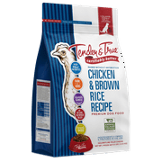 Angle View: Tender & True Chicken & Brown Rice Recipe Dry Dog Food, 23 lb bag
