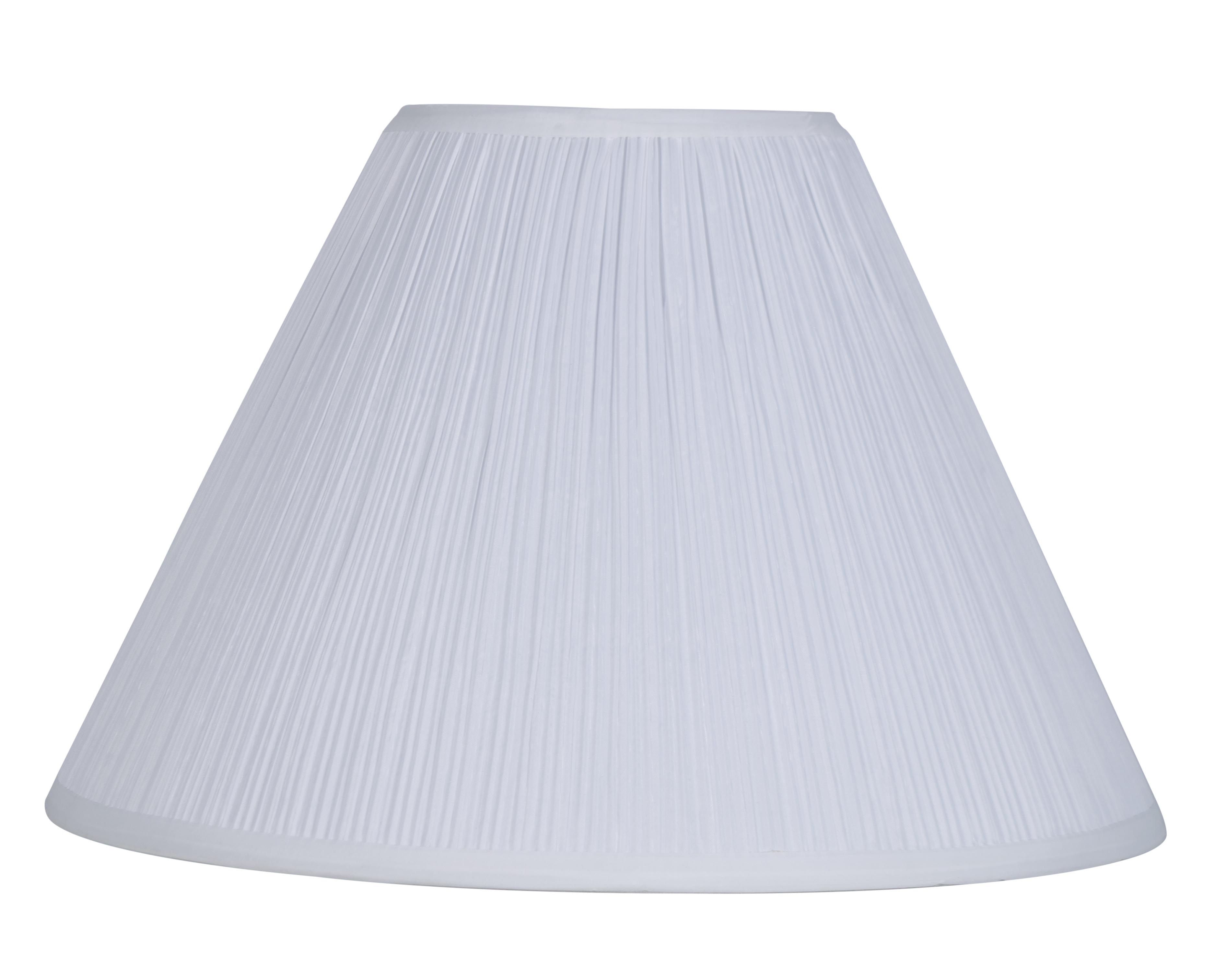 Mainstays 18" Soft Pleat Empire Lamp Shade, White - image 2 of 8