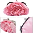 thumbnail image 4 of CAILDANL Little Floral Clutch Purse for Women - Elegant Rose Petal Evening Bag with Detachable Chain for Wedding, Gala, Prom, 4 of 6
