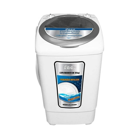Lavadora semiautomática Dace LA-11101 11 Kilos Blanca
