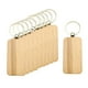 thumbnail image 3 of 10 Uds. Etiquetas para llaveros DIY BLESIY Llavero en blanco 34x65mm, 3 of 8