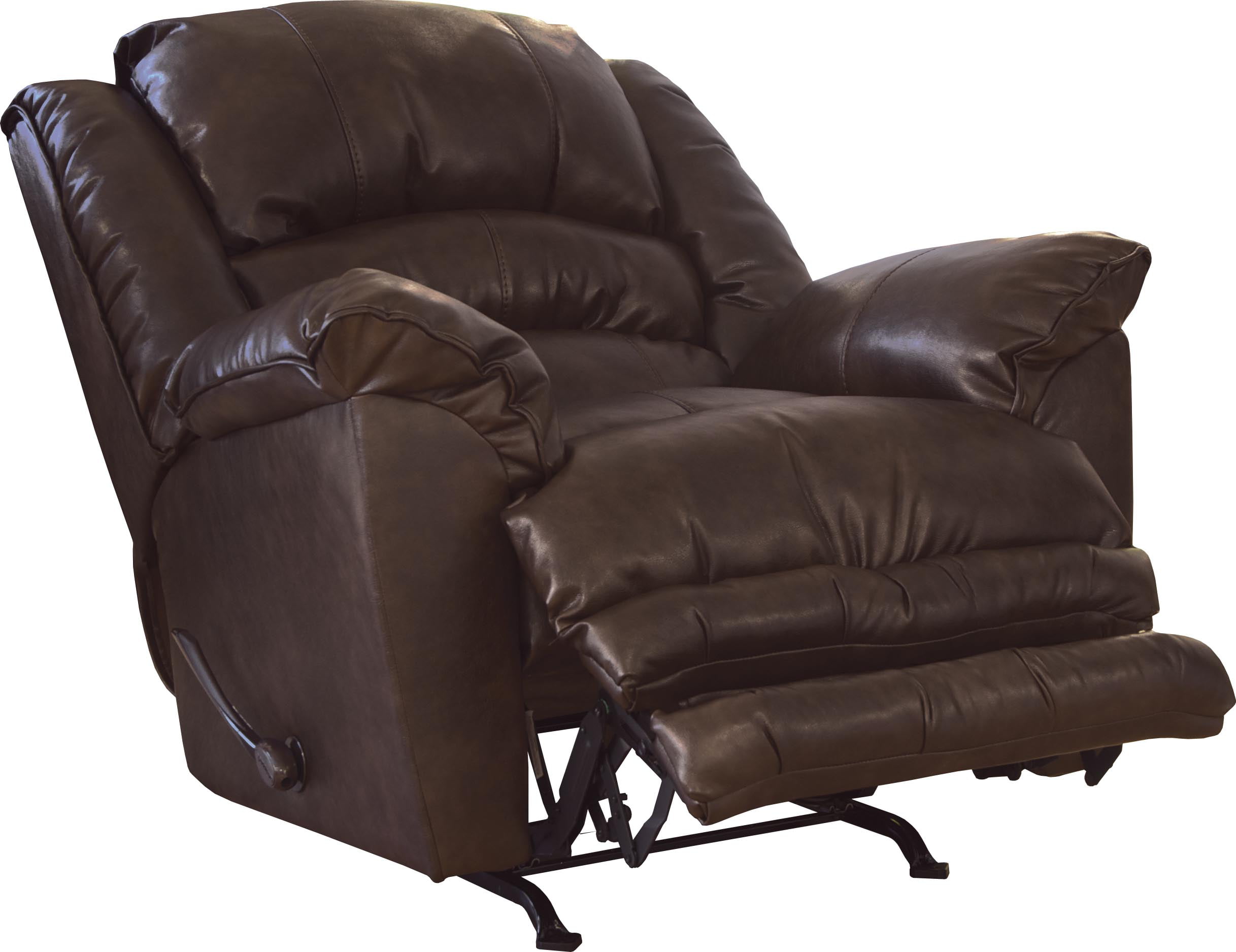 catnapper leather touch recliner sofa