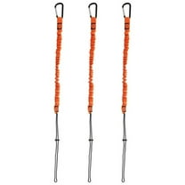 Tool Lanyard,3 Pcs Safety Lanyard with Carabiner,Shock Absorbing Adjustable for Work Tools