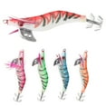 thumbnail image 2 of 5 Pcs Mixed Color Artificial Luminous Shrimp Fishing Lures Hook Plastic Fishing Bait, 2 of 9