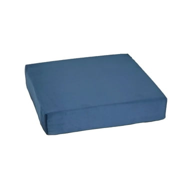 AUQ Seat Cushion,Soft Polyester Extra Thick Floor Pillow,Non-Slip Foam Patio Chair Cushion for Office,Sofa,Car,Blue