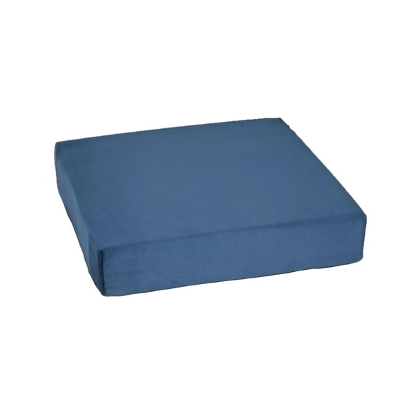 AUQ Seat Cushion,Soft Polyester Extra Thick Floor Pillow,Non-Slip Foam Patio Chair Cushion for Office,Sofa,Car,Blue